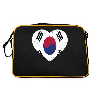 SOUTH KOREA - Retro Bag - black/gold - Back