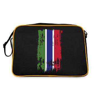 Gambie Gambie Gambie - Sac Retro - noir/or - Dos