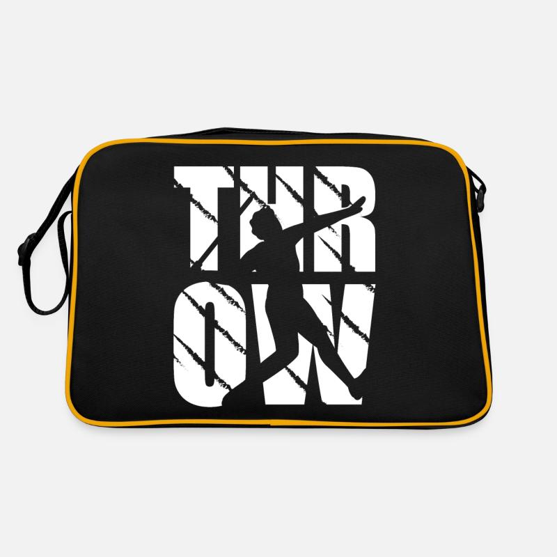 Speer-Werfer-Design-Werfrau Und Werfen Retro Tasche