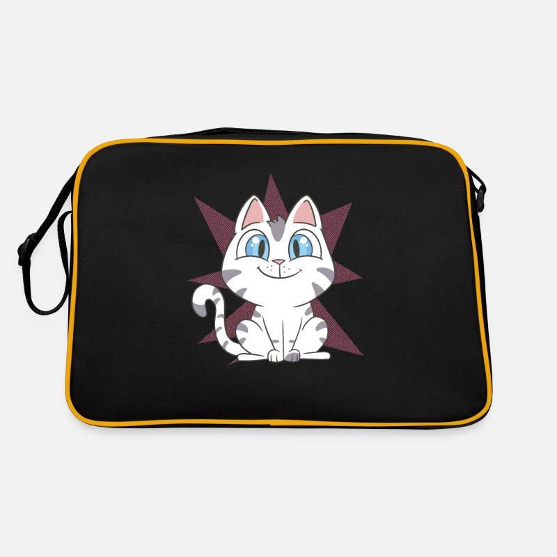 Cute Cat Retro Tasche