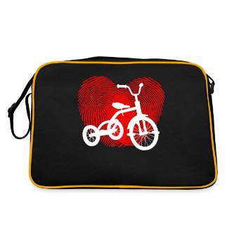 TRICYCLE - Sac Retro - noir/or - Dos