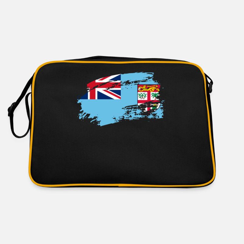fidji fidji - Sac Retro - noir/or