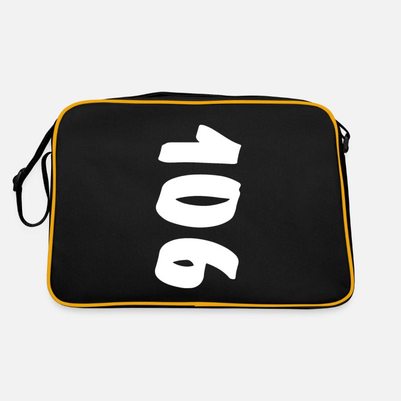 cento e seis, cent six, aulne - Sac Retro - noir/or