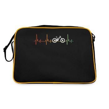 Rétro Downhill Bike Heartbeat - Sac Retro - noir/or - Dos