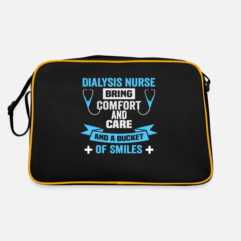 Pflegerin Dialyse infirmière Dialyse Krankenschwester Sac Retro