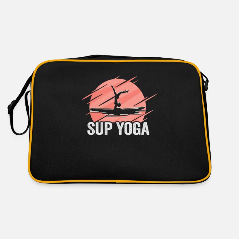 Sup Stand Up Paddle Design Sup Board Paddeln Retro Tasche