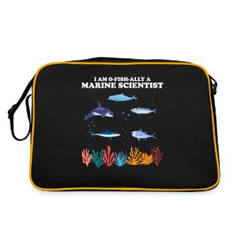 Official Marine Scientist Marine Biologist - Retro Bag - black/gold - Back