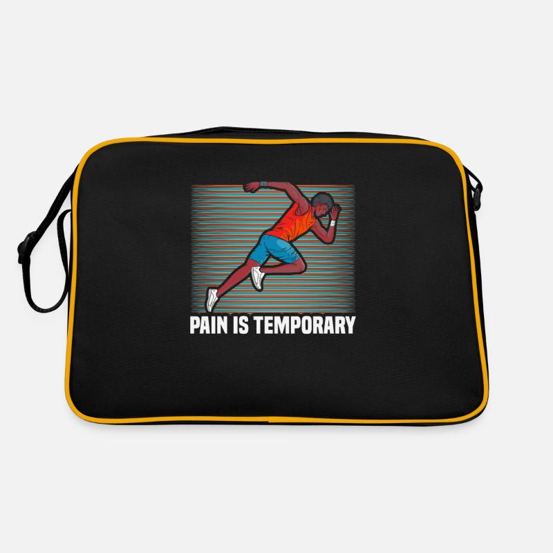 Running Marathon Runner Running Sac Retro
