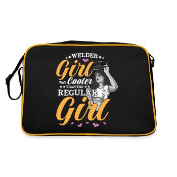 Conception de spruch de soudeur pour les métallurgistes - Sac Retro - noir/or - Dos