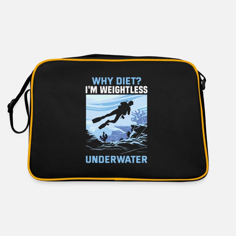 Instructeur de conception de plongée sous-marine Snorkeling Sac Retro