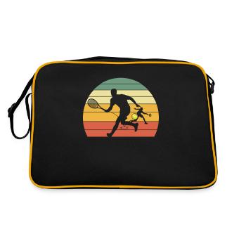 Paddleball Padel Tennis Platform Tennis Padel - Retro Bag - black/gold - Back