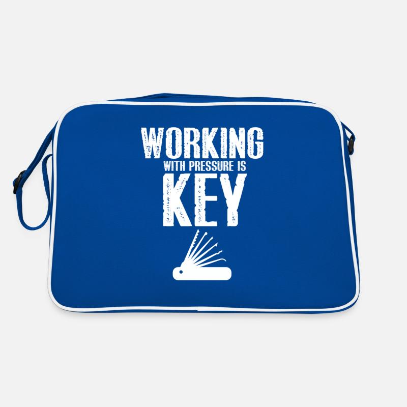 Cambrioleur Serrurier Technicien de Verrouillage Conception Sac Retro