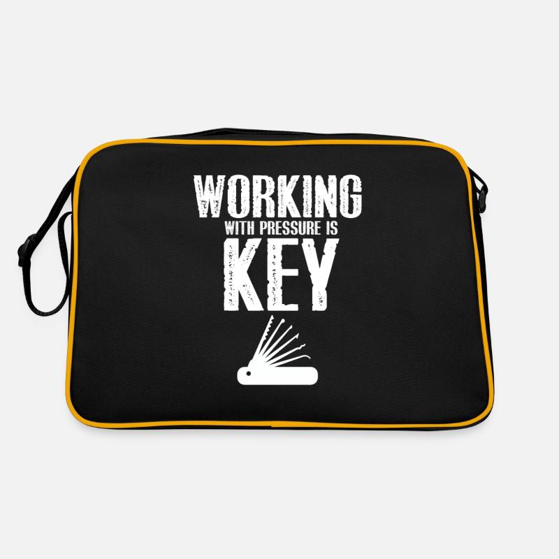 Cambrioleur Serrurier Technicien de Verrouillage Conception Sac Retro