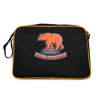 Bear Market Marché des actions Trader Bourse - Sac Retro - noir/or - Dos