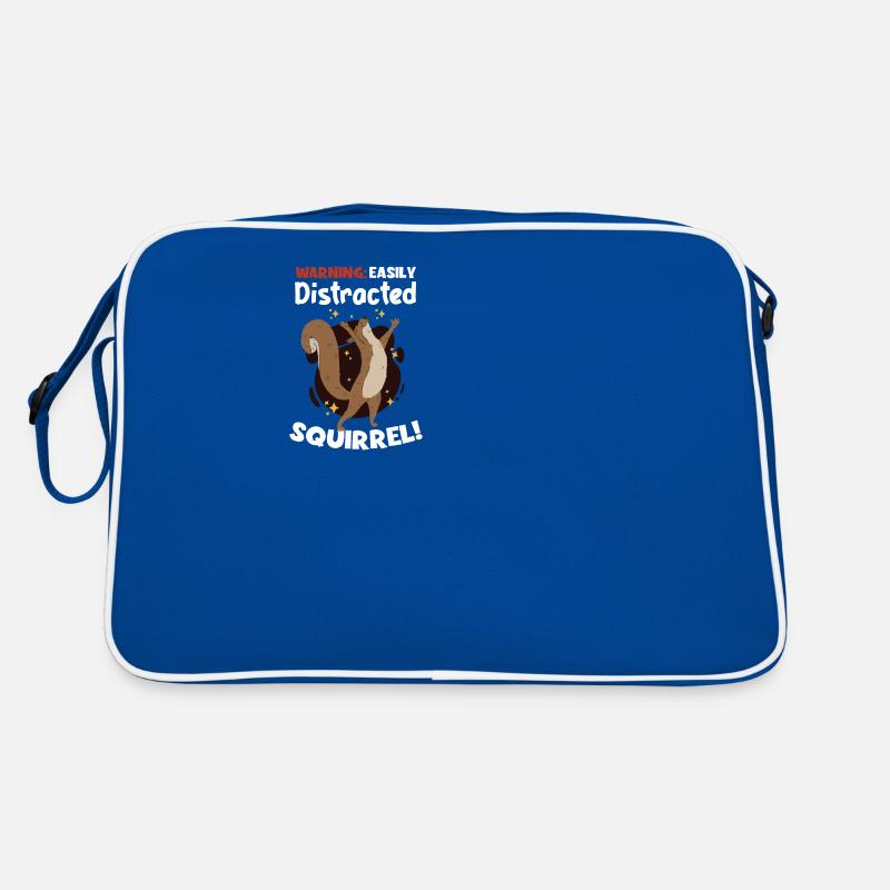 Easily Distracted Squirrel Japanese Fox Squirrel Retro Bag