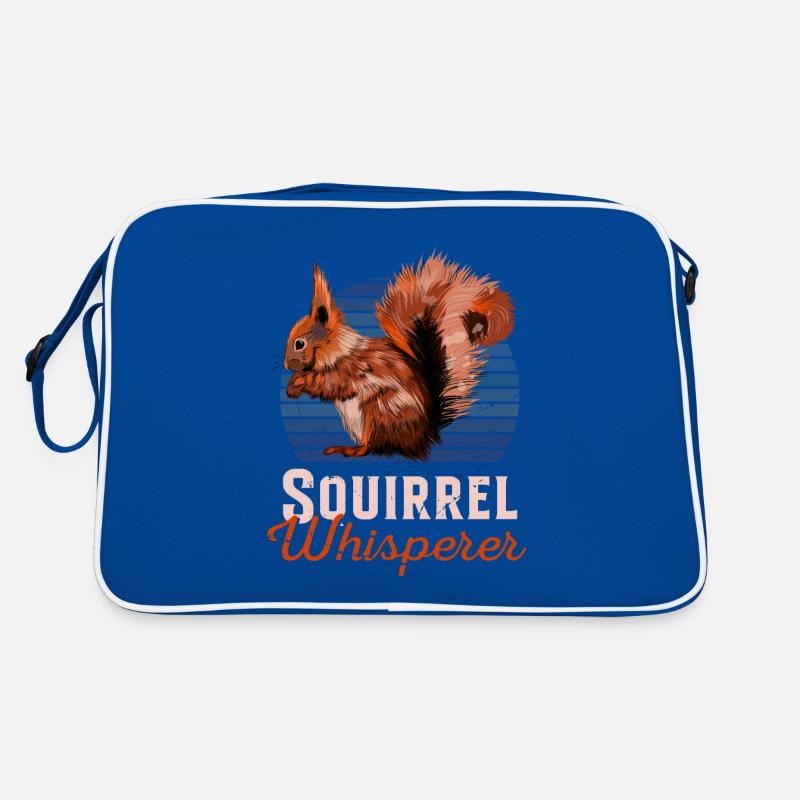 Squirrel Whisperer Grauhörnchen Squirrel Retro Tasche