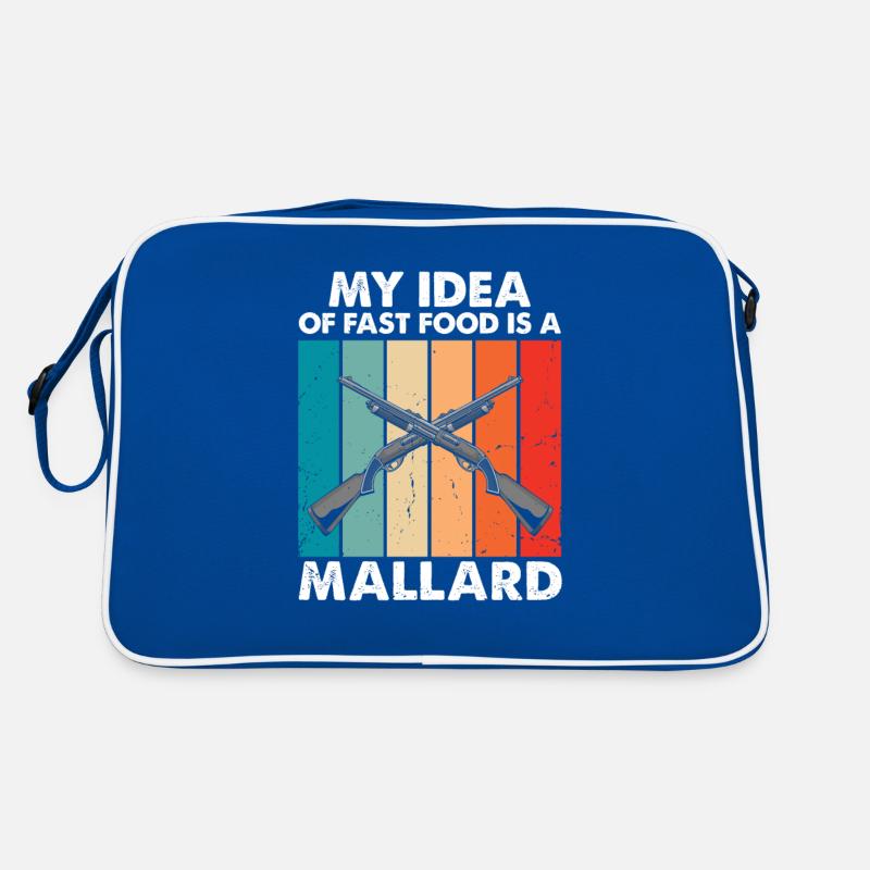 Fast Food Entenjagd Jäger Duck Hunting Jagd Retro Tasche