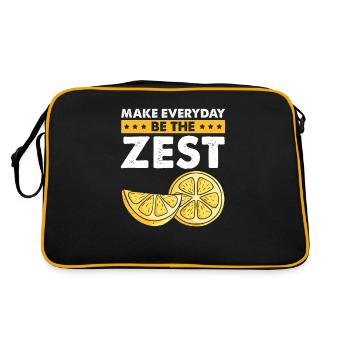 Limonade Limonade Limonade Limonade Stand Design - Sac Retro - noir/or - Dos