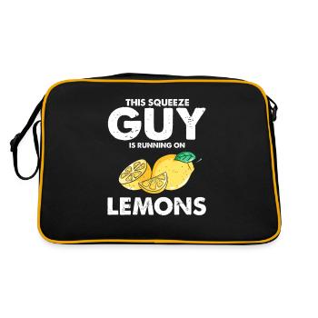 Limonade Limonade Limonade Limonade Stand Design - Sac Retro - noir/or - Dos