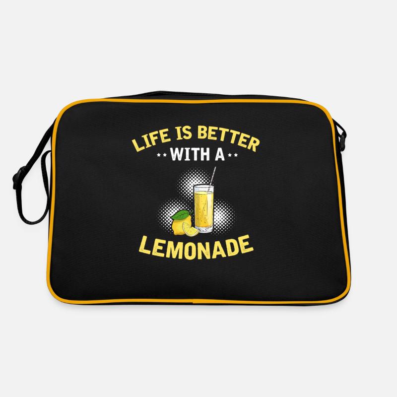 Lemon Design Lemonades Stand Boss Vente de citron Sac Retro