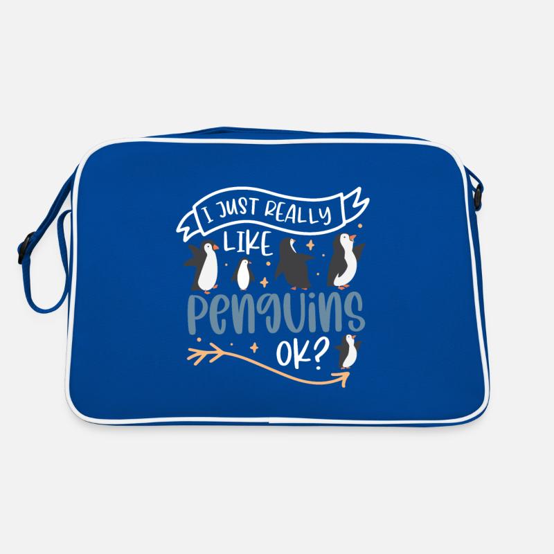 I Really Like Penguins Pingouin royal Pingouin Sac Retro