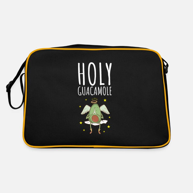 Avocado design for vegetarians and vegans Retro Bag