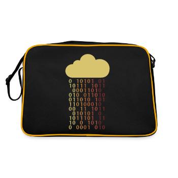 Cloud Bit Sysadmin Admin IT Specialist - Retro Bag - black/gold - Back