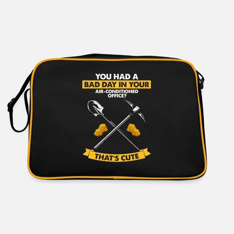 Gold Digger Gold Panning Gold Mining Designs Retro Bag