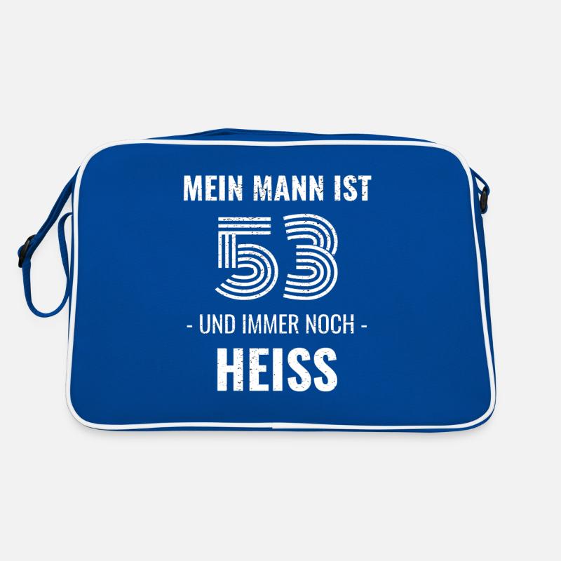 53 Jahre Geburtstag Ehemann Geschenk Retro Tasche