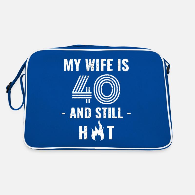 40 Jahre Geburtstag Ehefrau Geschenk Retro Tasche