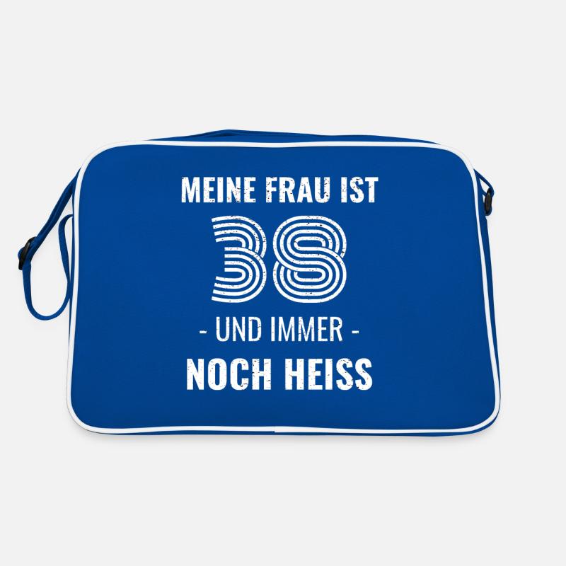 38 Jahre Geburtstag Ehefrau Geschenk Retro Tasche