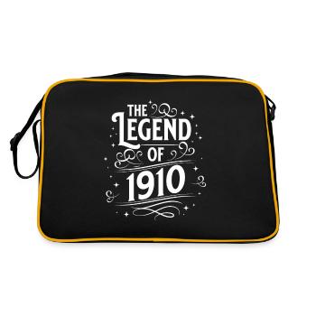 The legend of 1910 birthday - Retro Bag - black/gold - Back