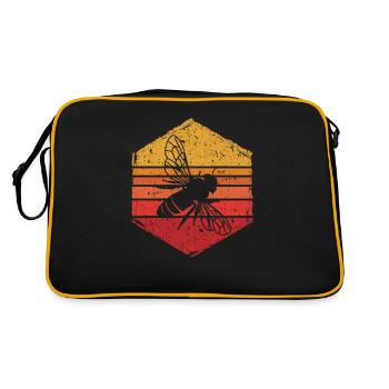 Apiculteurs Abeilles Rétro - Sac Retro - noir/or - Dos