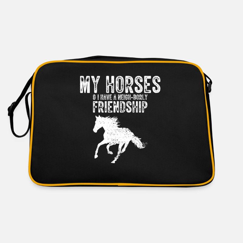 Conception acrobatique de voûte et cheval équestre Sac Retro
