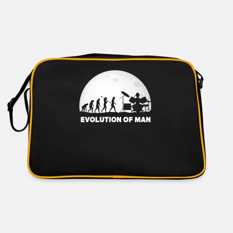 Schlagzeuger Evolution Batteur Sac Retro