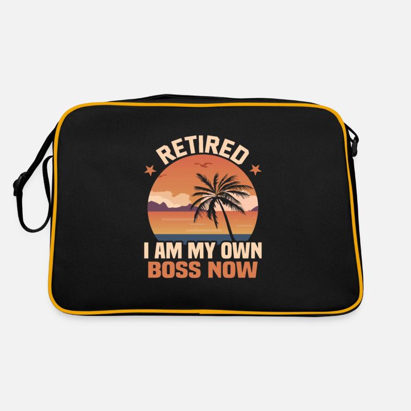 Pensionierung Geschenkidee Rentner Arbeitskollege Retro Tasche