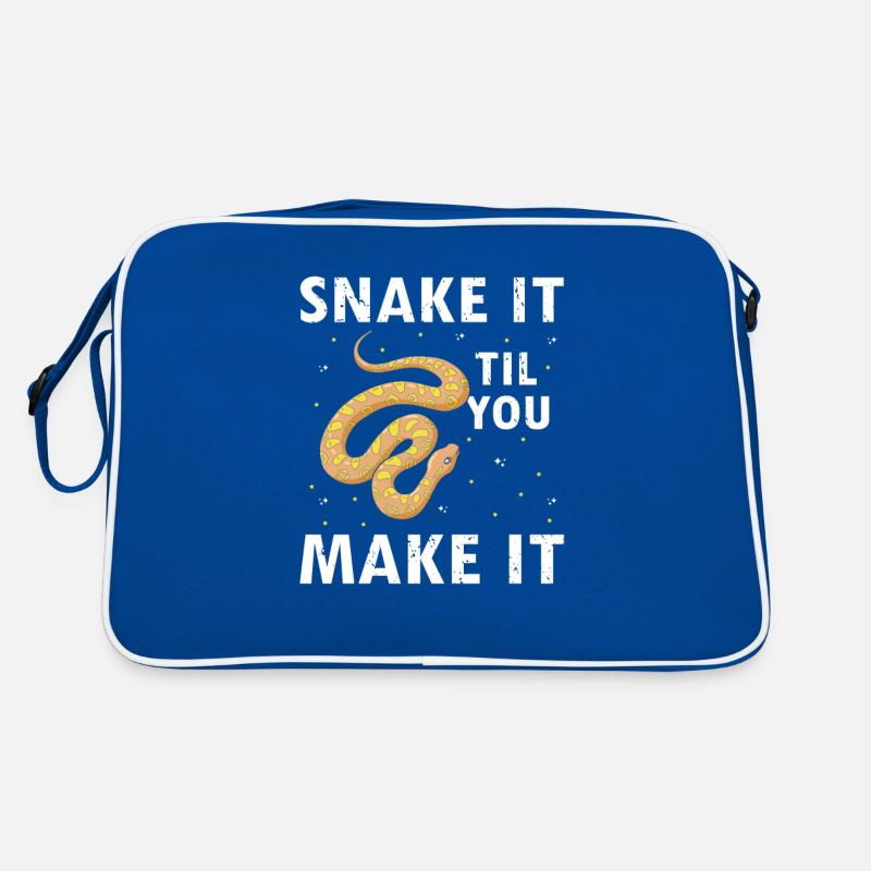 King python design pour les amateurs de serpents Sac Retro