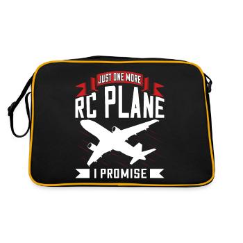 Noch ein RC-Flugzeug, das ich versprochen - Retro Tasche - Schwarz/Gold - Hinten