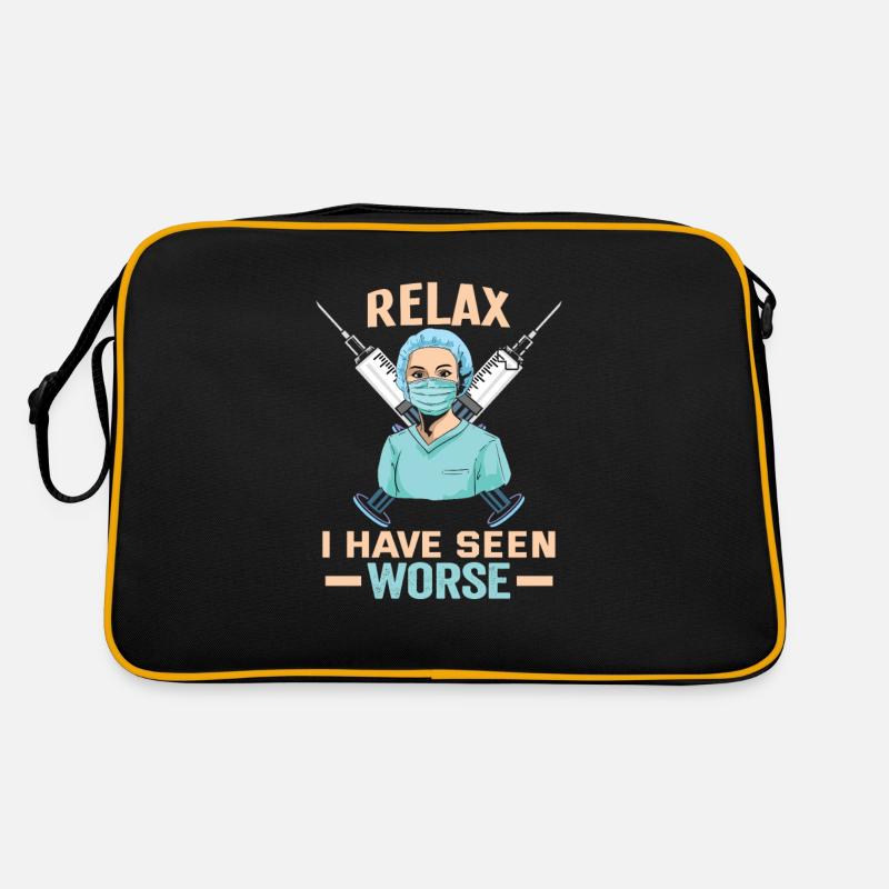 Infirmière Relax J’ai vu pire infirmière Sac Retro
