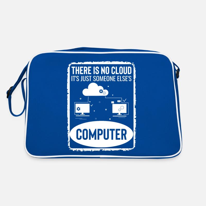 Cloud Computing Informatik Tech Retro Tasche