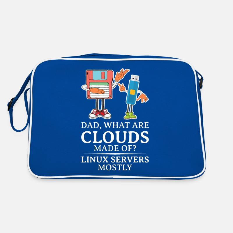 Cloud Computing Informatik Tech Retro Tasche