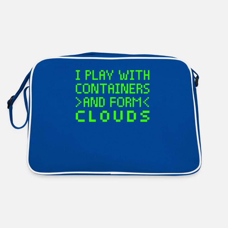 Cloud Computing Informatik Tech Retro Tasche