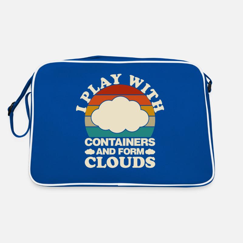 Cloud Computing Informatik Tech Retro Tasche