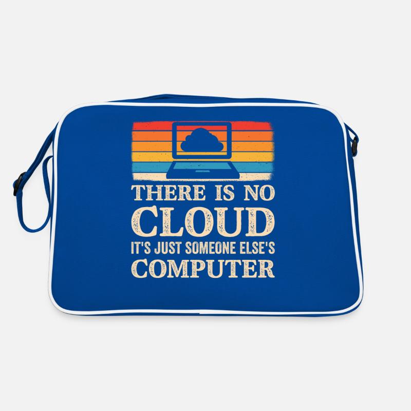 Informatik Spruch Cloud Computing Programierer Retro Tasche