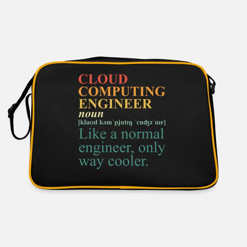 Cloud Computing Engineer Definition Retro Computer Retro Tasche