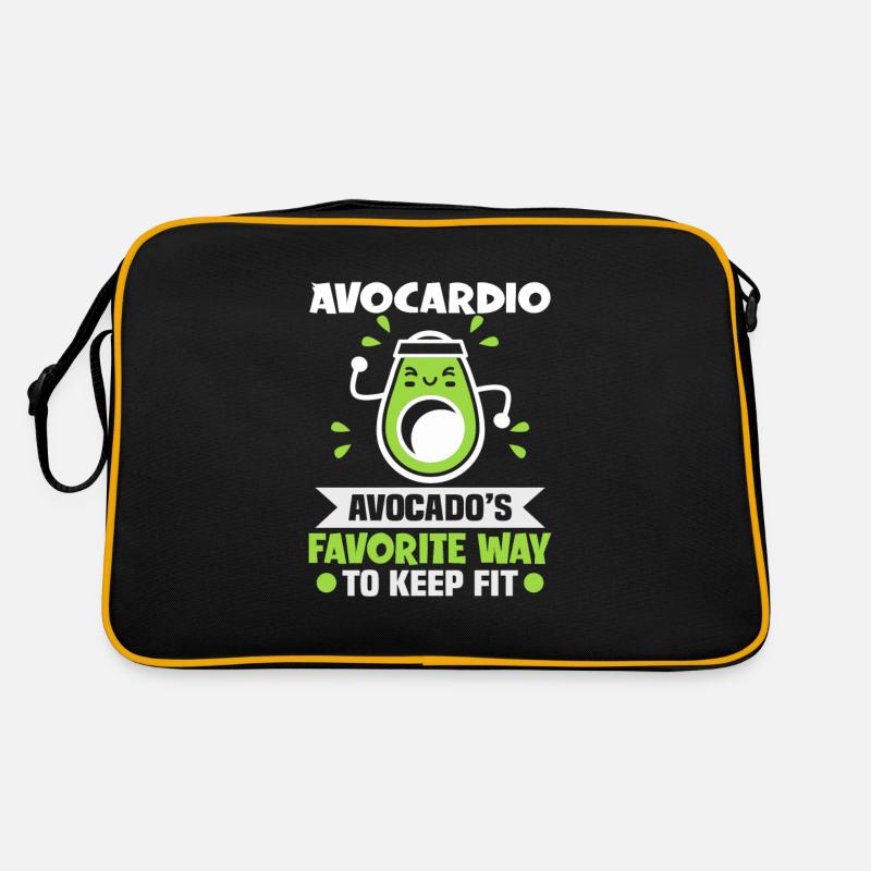 Avocardio design pour les végétariens et les végétaliens Sac Retro