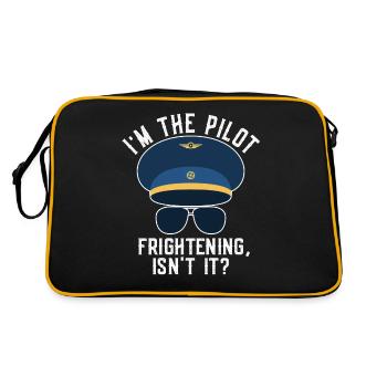 Le commandant de bord dit voler - Sac Retro - noir/or - Dos