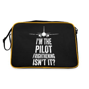 Le commandant de bord dit voler - Sac Retro - noir/or - Dos