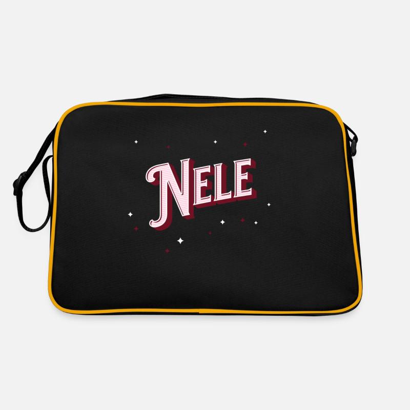Nele name personalized Retro Bag