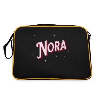 Nora nomme des noms personnalisés - Sac Retro - noir/or - Dos